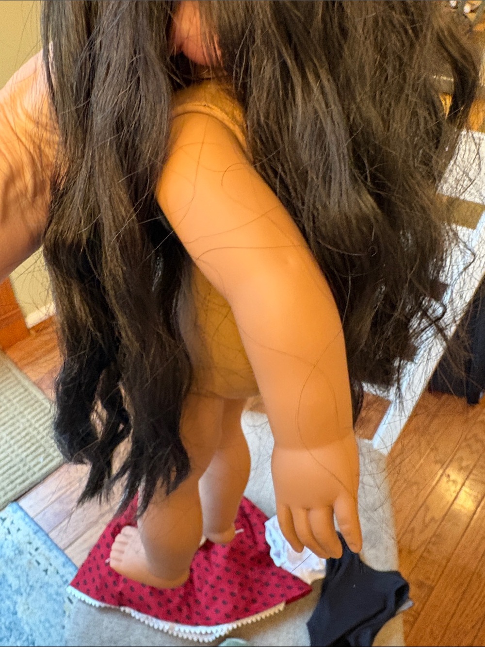 American girl doll stunning skirt, and shoes are original - Picture 5 of 6